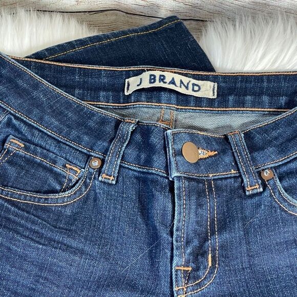 J Brand Scarlette Cigarette Skinny Jeans In Ink Sz 26 - Picture 7 of 8